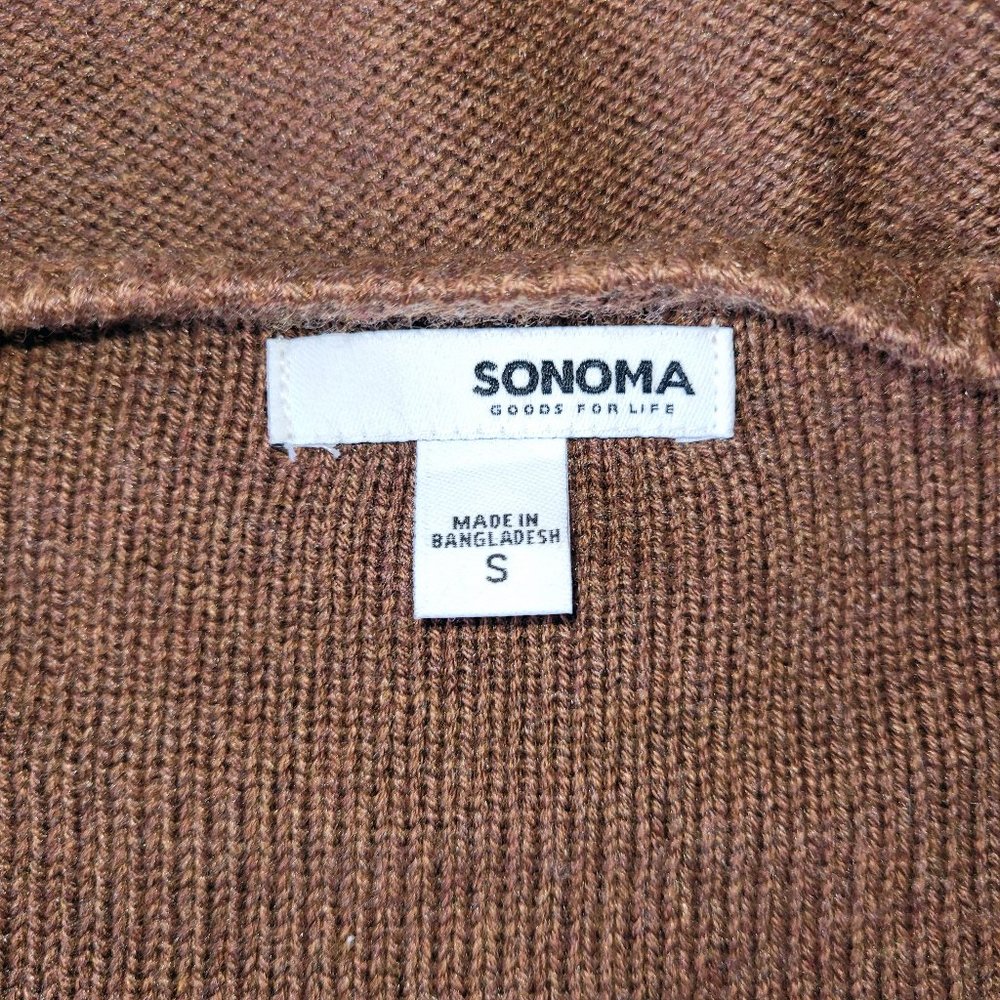 Sonoma Brown Sweater Size S - Picture 6 of 6